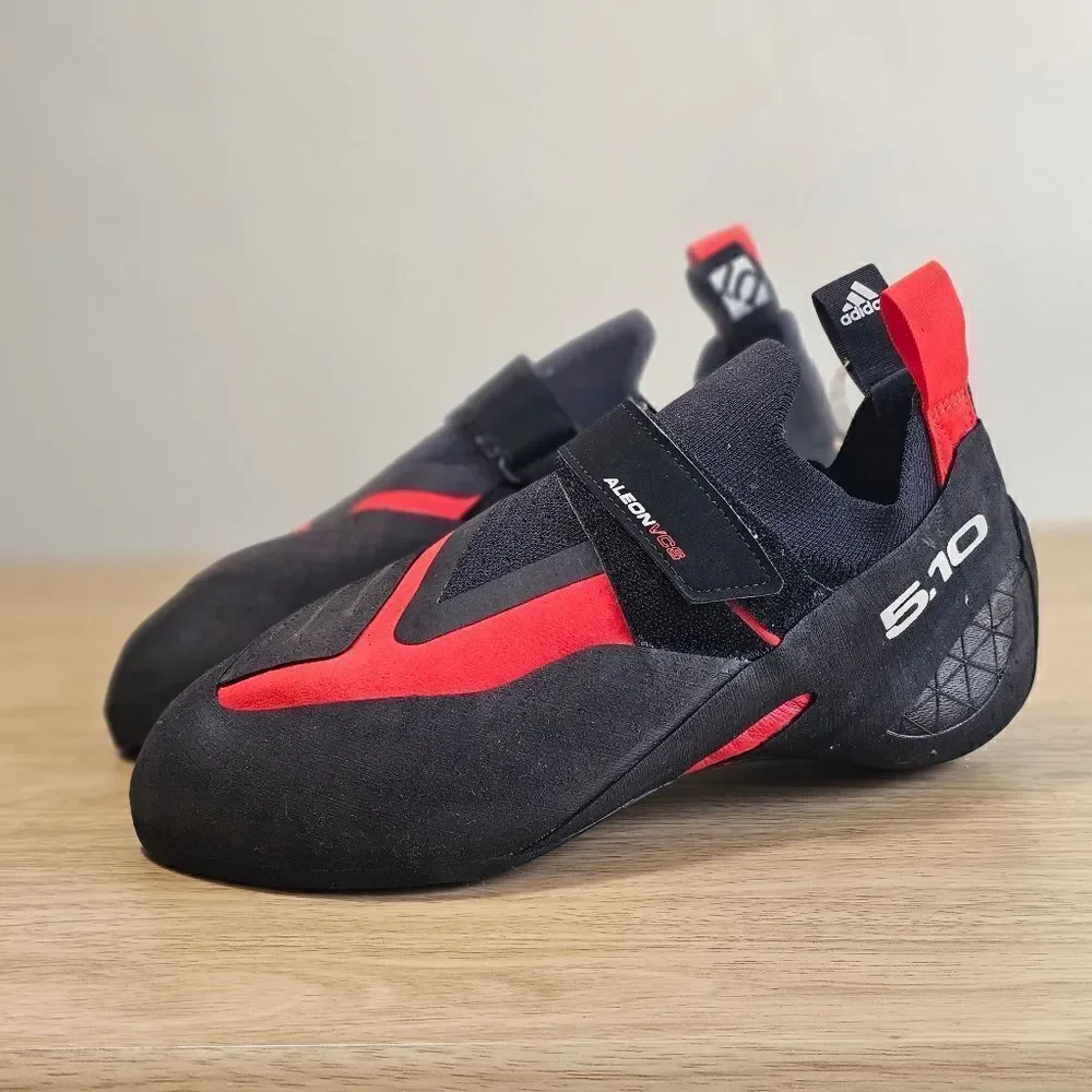 Adidas Five Ten Aleon Climbing Shoes Men's 11 Black Red Stealth C4 BC0861 510